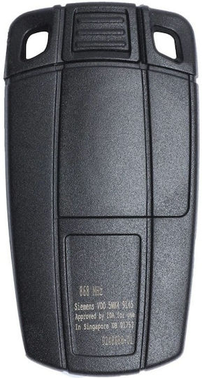 Komplette Techstar Autoschlüssel Schutzhülle Bmw Serie 1 3 5 X 2004-2014 Ohne Keyless Entry Funktion