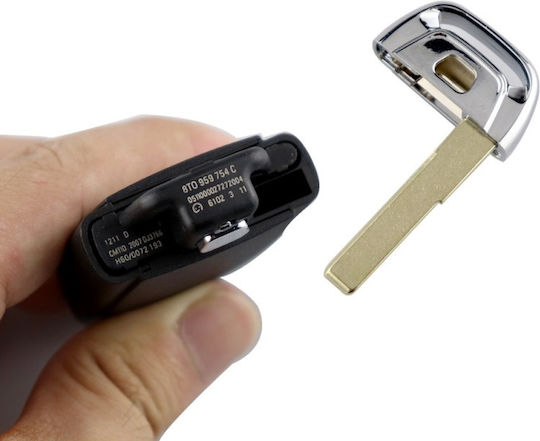 Techstar Komplett Autoschlüssel Schutzhülle Kompatibilität Audi A4l/q5 3 Tasten 8to959754c 868mhz