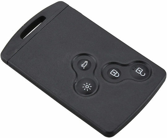 Husă Smartcard Pentru Chei 4 Butoane Techstar Compatibil Renault Megane Iii Scenic Laguna Iii Clio Captur