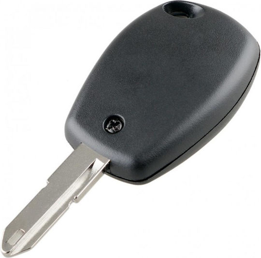 Husă Pentru Chei Auto Compatibilă Renault Clio Megane Modus Espace Scenic Laguna Dacia Logan Duster Sandero 3 Butoane Neagră Ne73