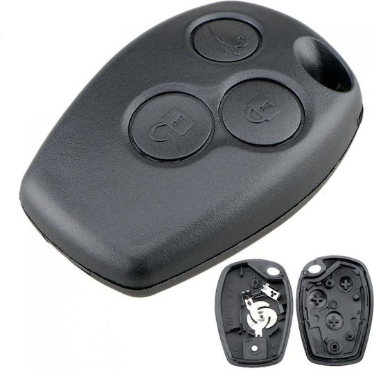 Husă Pentru Chei Auto Compatibilă Renault Clio Megane Laguna Dacia Logan Duster Sandero 3 Butoane Va6