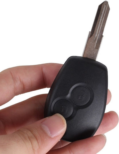 Husă Pentru Chei Auto Compatibilă Renault Clio Megane Modus Espace Laguna Scenic Dacia Logan Duster Sandero 2 Butoane Vac102
