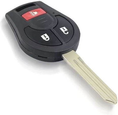 Husă Complet Programabilă Pentru Cheie Auto Compatibilă Nissan Qashqai X-trail Navara Pathfinder Murano Infiniti Fx – 2+1 Butoane Cip Id46 433mhz Fcc Cwtwb1u751
