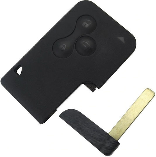 Techstar Car Key Case Compatible Renault Clio Megane Scenic Grand Scenic 3 Buttons