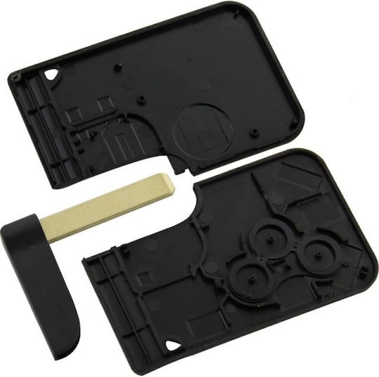 Techstar Car Key Case Compatible Renault Clio Megane Scenic Grand Scenic 3 Buttons