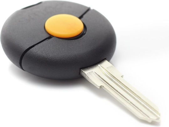 Husă Pentru Chei Auto Techstar Compatibilă Mercedes-Benz Smart 1 Buton Compatibilă Modele 1998–2007 Fortwo Forfour City Coupe Cabrio