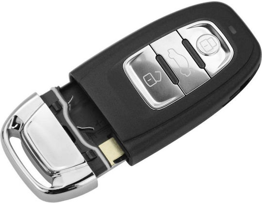 Techstar Autoschlüssel Schutzhülle Kompatibilität Audi A4l A6l A5 A6 A7 A8 Q5 Q7 S4 S5 S6 3 Tasten
