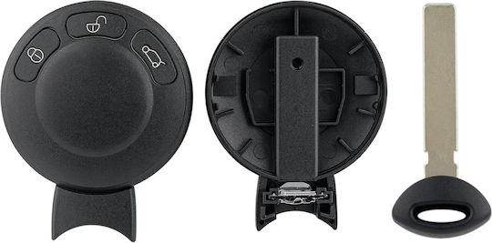 Techstar Car Key Case Mini Cooper Convertible One Countryman Clubman Paceman 3 Buttons