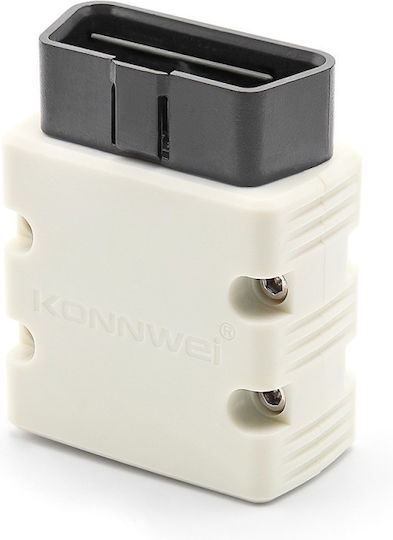 Car Diagnostic Scanning Tool Konnwei Kw902 Mini Elm327 Bluetooth 5.0 Obd2 Compatible Android Windows PC White