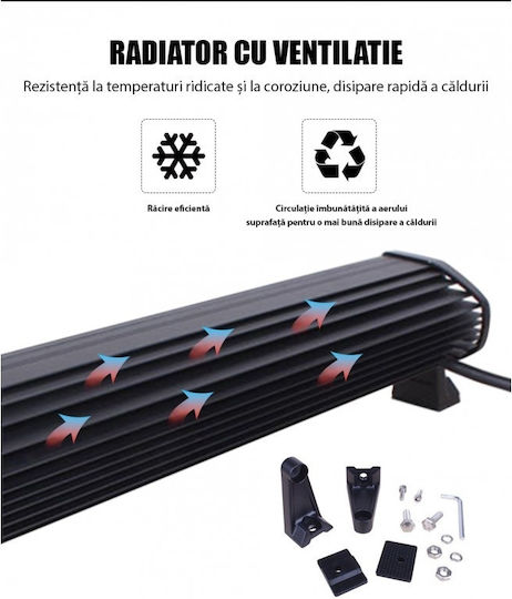 Cree Rezistent la apă Faruri Auto în formă de Bară LED Volkswagen Buggy - Buggy 12 / 24V 72W 36cm cu Alb Iluminare 1buc
