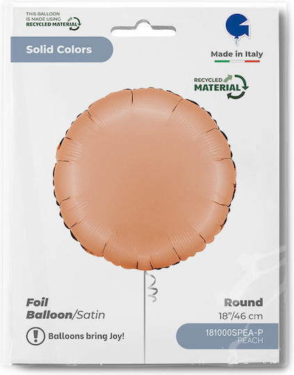 Μπαλόνι Foil Στρογγυλό Peach 46εκ