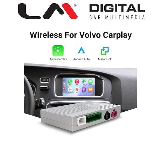 LM Digital Ηχοσύστημα Αυτοκινήτου για Volvo V40 / V60 / S60 / XC 60 / V70 / XC 70 / S80 2015 > 2019 (Bluetooth/USB/WiFi/GPS/Apple-Carplay/Android-Auto)