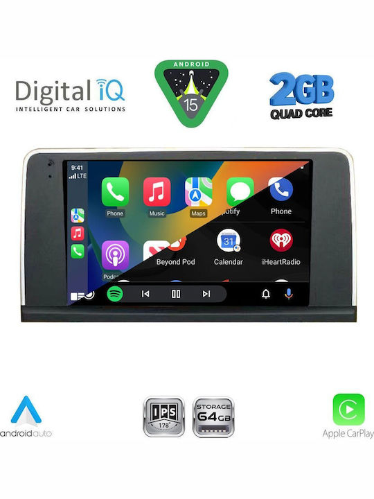 Digital IQ Car Audio System for BMW X3 (F25) 2011-2013 (Bluetooth/USB/WiFi/GPS/Apple-Carplay/Android-Auto) with Touch Screen 9"