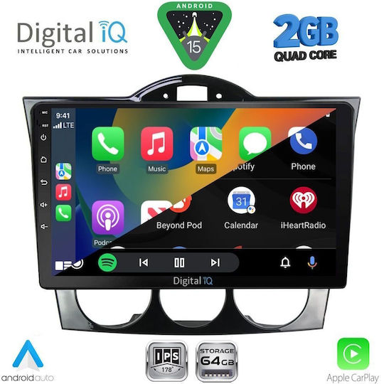 Digital IQ Автомобилна Аудио Система (Блутут/USB/WiFi/GPS/Apple-Carplay/Android-Auto) с Тъчскрийн 9"