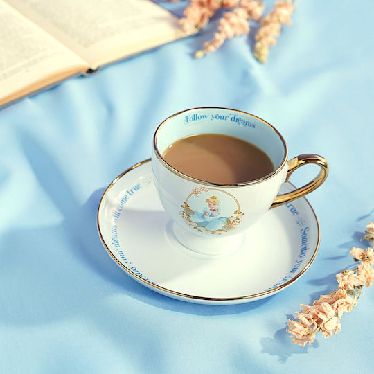 Κούπα + Πιατάκι Τσαγιού Κεραμικά Disney Princess Cinderella Tea Cup+saucer 200ml Di2366 Κούπα + Πιατάκι Τσαγιού Κεραμικά Disney Princess Cinderella Tea Cup+saucer 200ml Di2366