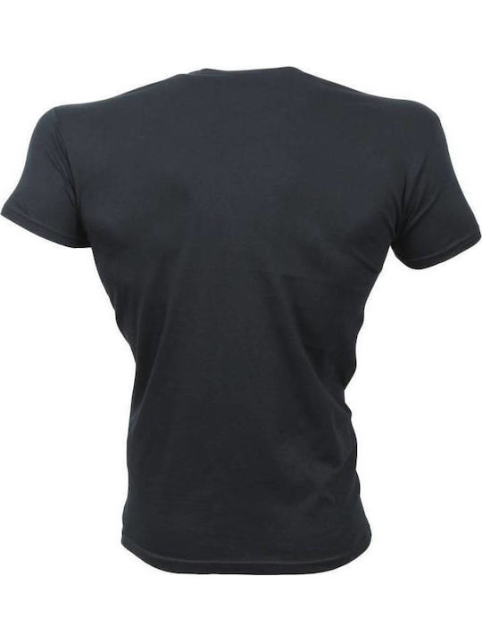 T-shirt Μαύρο