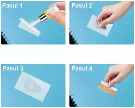 Set 2 Windshield Crack Repair Kits Siks Liquid Adhesive Cracks Chips Quick Drying Includes 5 Films