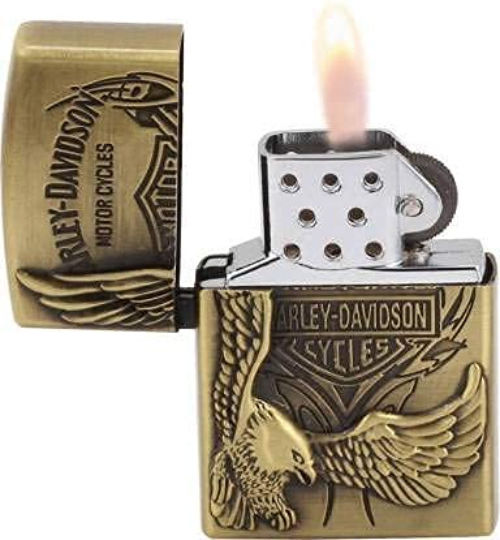 Lighter Flame Windproof with Jet Flame in Gold color