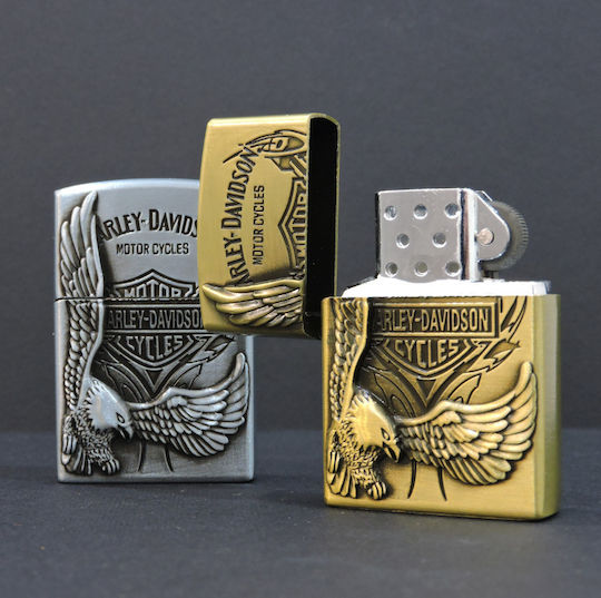 Lighter Flame Windproof with Jet Flame in Gold color