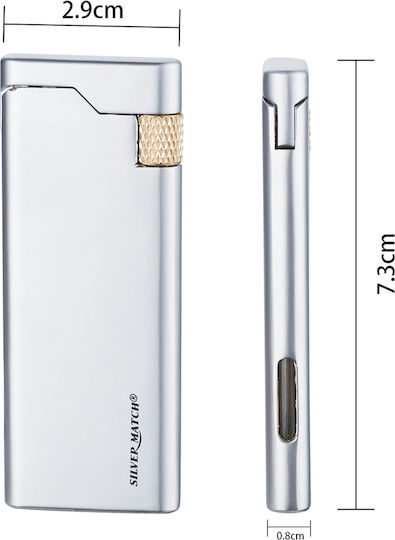 Silver Match Lighter Flame