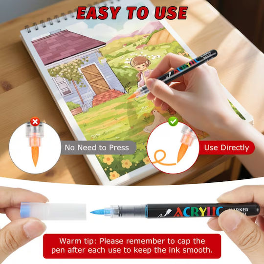Acrylic Markers 36pcs