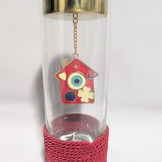 Grekas Home Christmas Glass Gold Candlestick