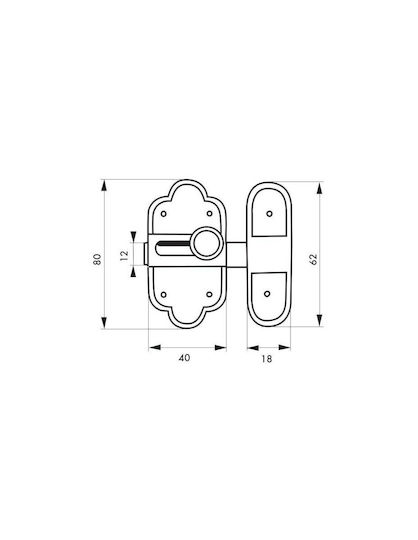 Съртеж От Месинг Античен 40x80 Thirard 00916131