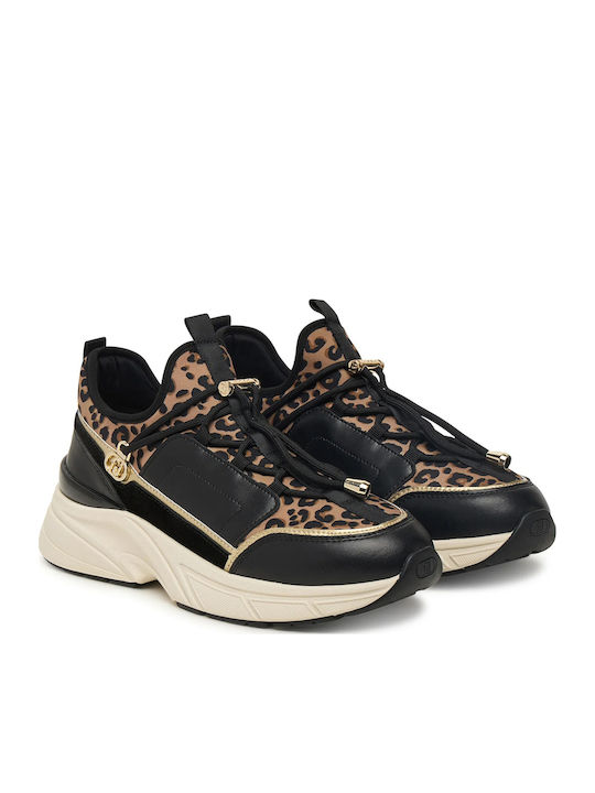 Sneakers Pentru Femei Negri Leopard