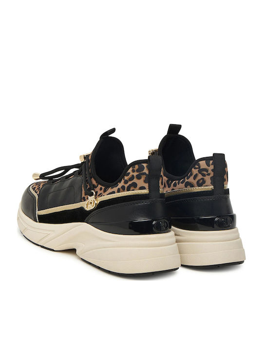 Sneakers Pentru Femei Negri Leopard