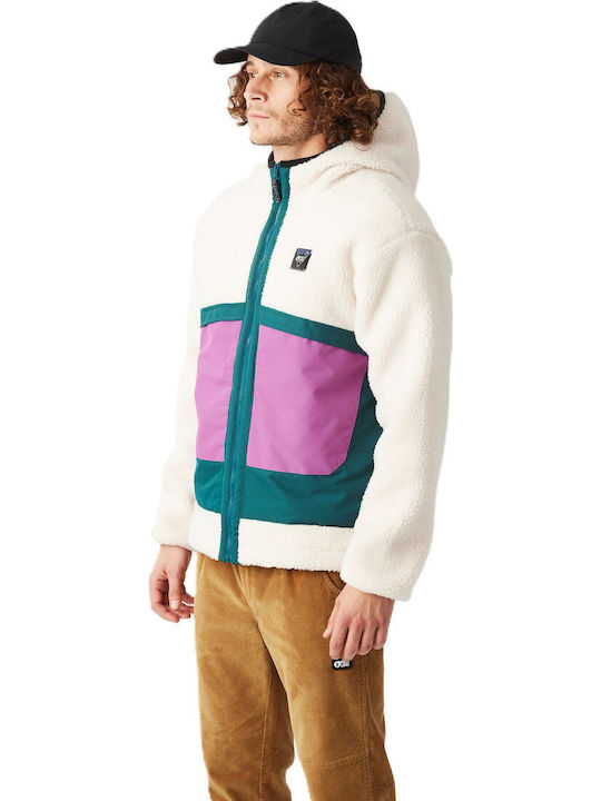 Men's White Hooded Jacket