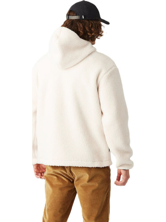 Men's White Hooded Jacket