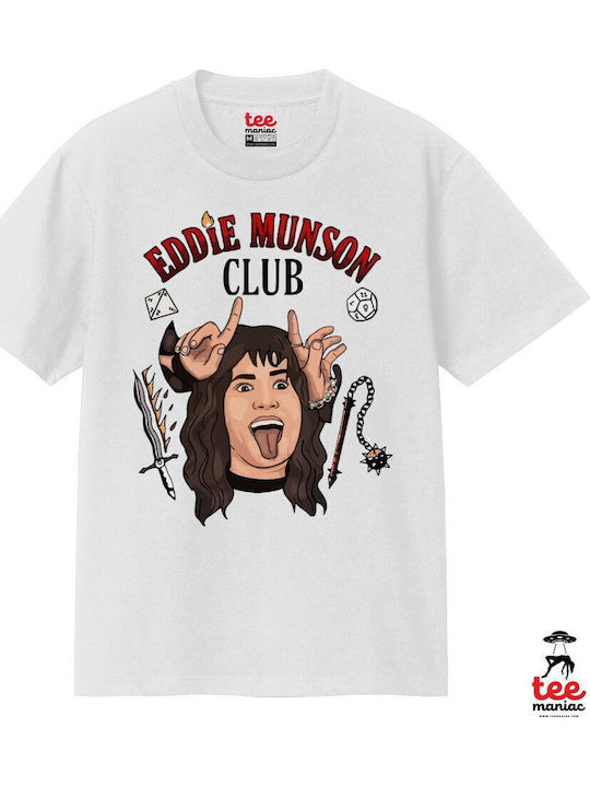 Eddie Munson Hellfire Club Stranger Things Κλασικό T-shirt Διπλής Ραφής Χωρίς Πλευρικές Ραφές Λευκο 100% Βαμβάκι Vegan & Oeko-tex Πιστοποιημένο Eddie Munson Hellfire Club Stranger Things Κλασικό T-shirt Διπλής Ραφής Χωρίς Πλευρικές Ραφές Λευκο 100% Βαμβάκι Vegan & Oeko-tex Πιστοποιημένο