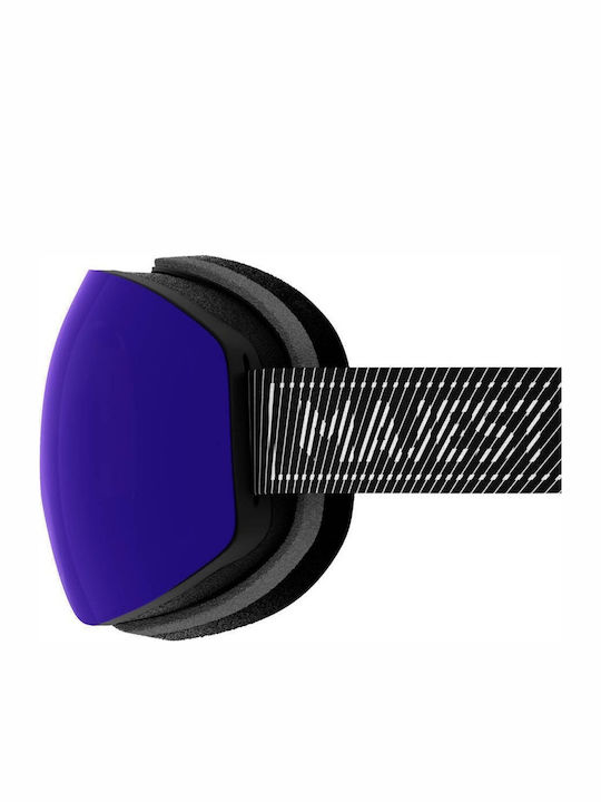 Majesty Force Ski & Snowboard Goggles Kids Black with Lens in Black Color