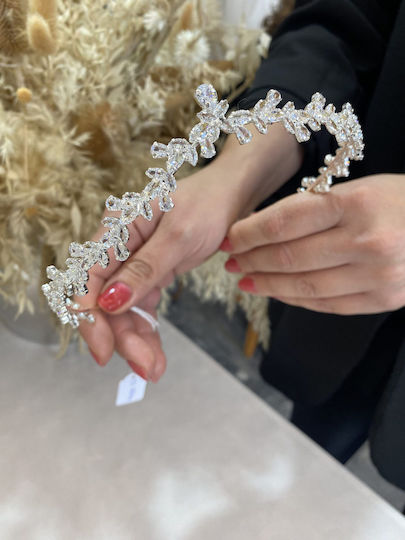 Lila Panemorfă Tiara De Mireasă Platinată Autentică Zirconiu De Excepțională Puritate