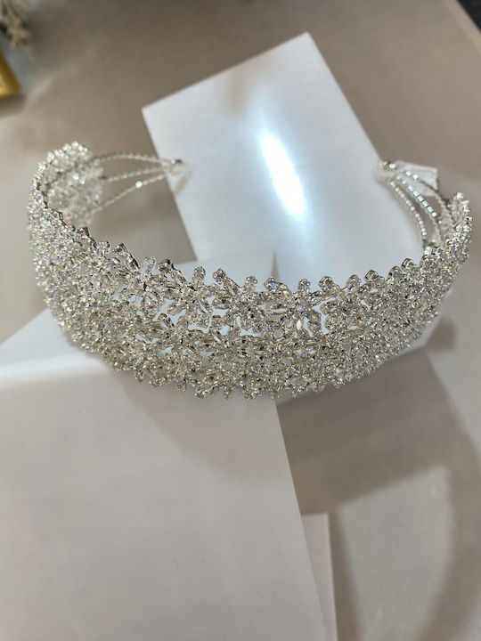 joli Joli Absolutely Impressive Headpiece Decorated with Sparkling Zircons of Top Shine