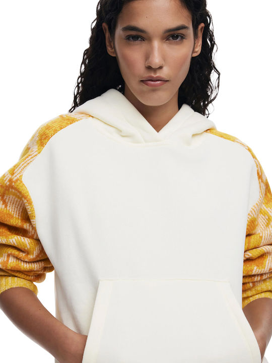 Mani Women's Sweatshirt Jacket White