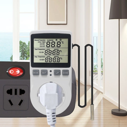 3M Techstar Kt3100 Ψηφιακός Χρονοδιακόπτης Πρίζας με Δυνατότητα Αντίστροφης Μέτρησης