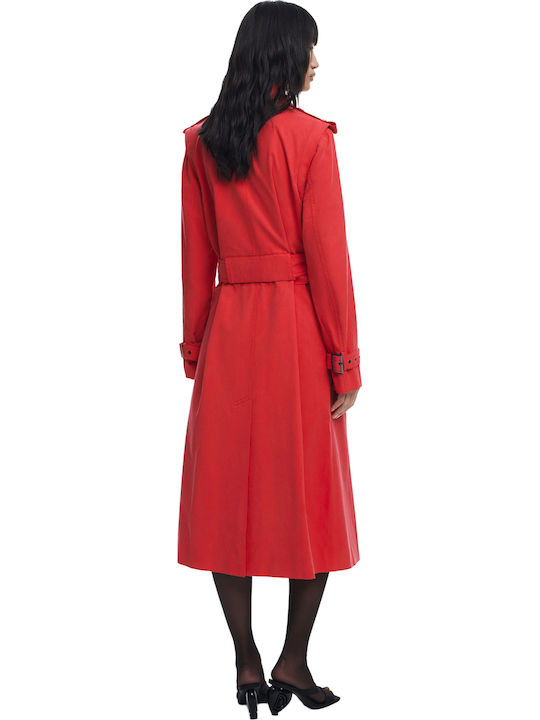 Femeie Multi Red Trenci