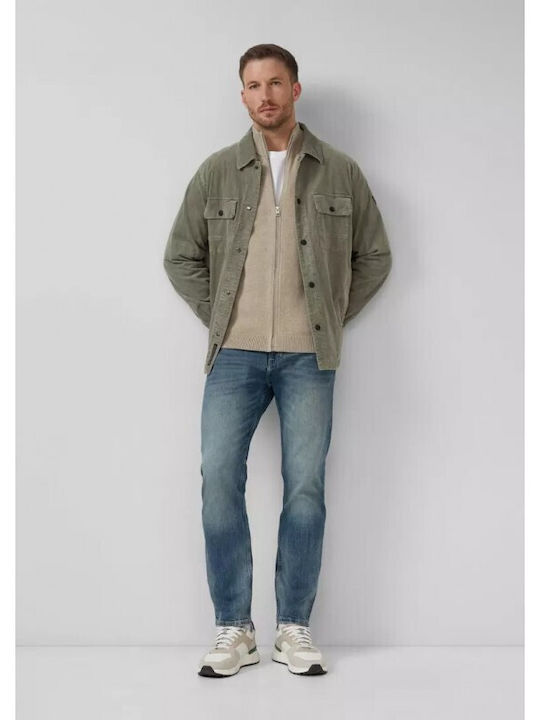 Herren Strickjacke Beige