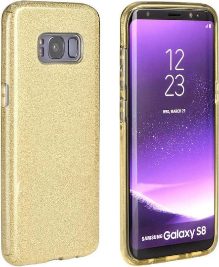 Forcell Shining Задна корица Силикон Златист (Redmi Note 7 / 7 Pro)