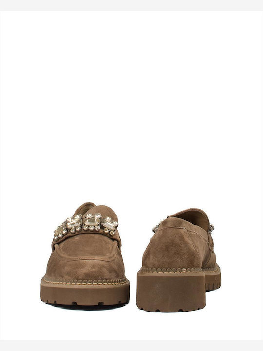 Дамски Loafers в Кафяв Цвят