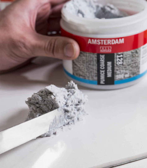 Медиум Amsterdam 128 Едър Пемза 120 Мл