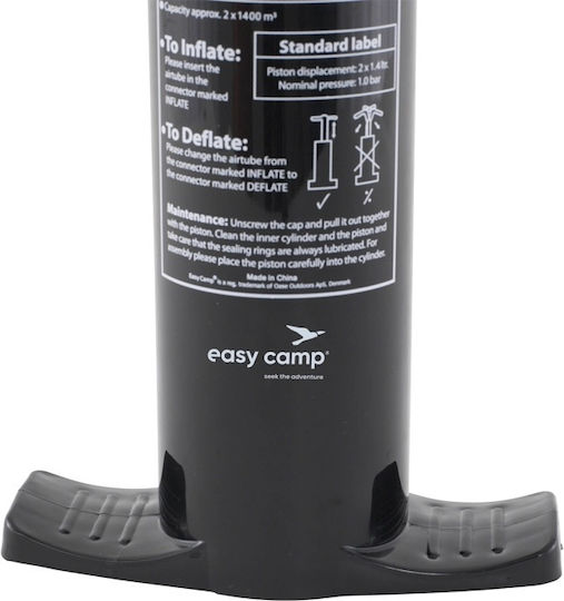 Outwell Pump Τρόμπα Χειρός για Φουσκωτά Διπλής Ενέργειας Μαύρο