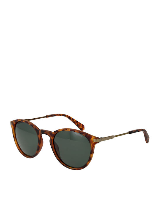 Polaroid Bărbătești Ochelari de soare cu Maro Cadru și Verde Polarized Lentilă 351889