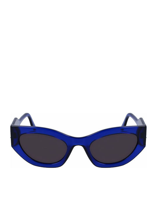 Karl Lagerfeld Women's Sunglasses with Blue Frame and Blue Lens KL6122S-424