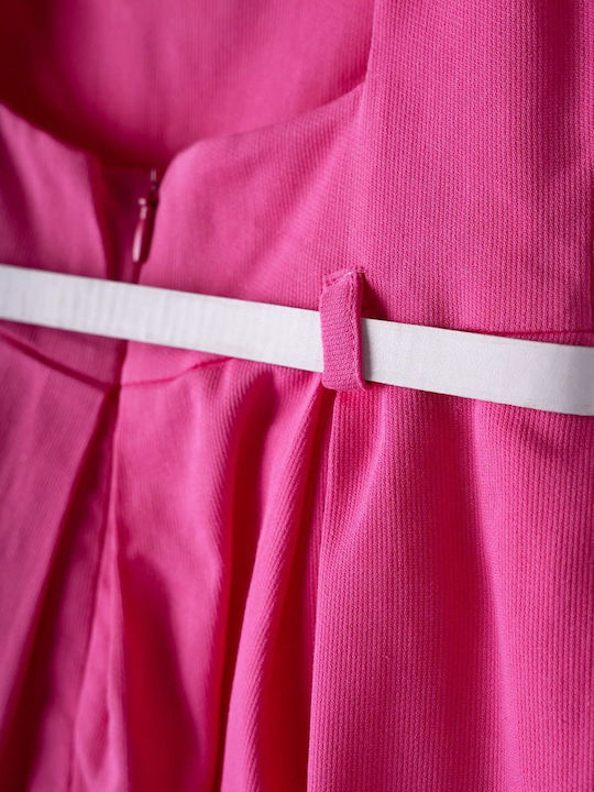 Children's Dress Sleeveless Fuchsia