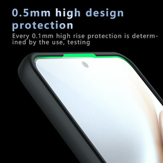 Techsuit Purefrost Задна корица Силикон Черен (Honor 400)