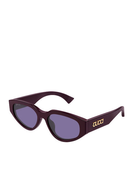 Gucci Γυαλιά Ηλίου Μωβ με Κοκκάλινο Σκελετό Gucci Γυαλιά Ηλίου Μωβ με Κοκκάλινο Σκελετό