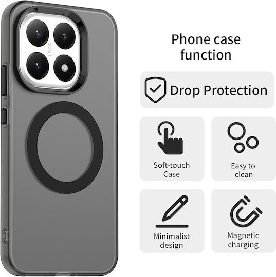 Techsuit Candycase Back Cover Plastic / Silicone Black (Xiaomi 15T)