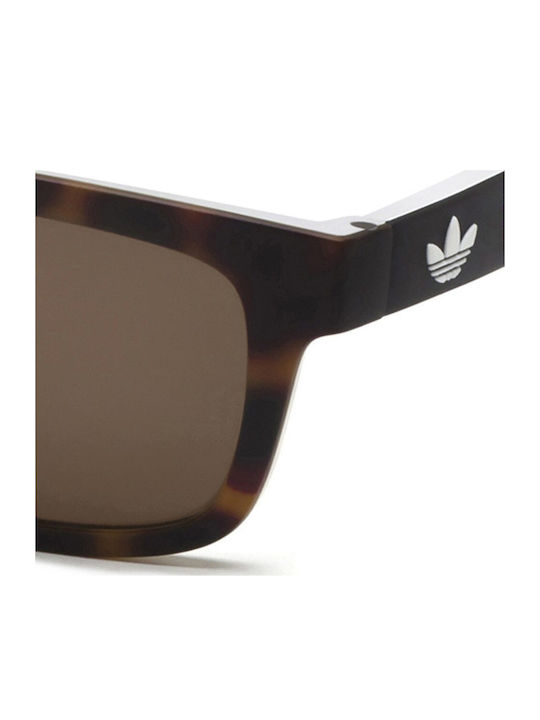 adidas Unisex Sunglasses with Brown Tartaruga Plastic Frame and Brown Lens AOR005-148001
